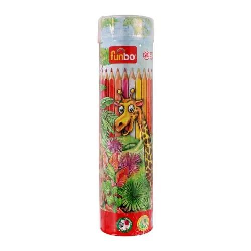 Funbo Coloring Pencil Cylinder Set 24 Colors