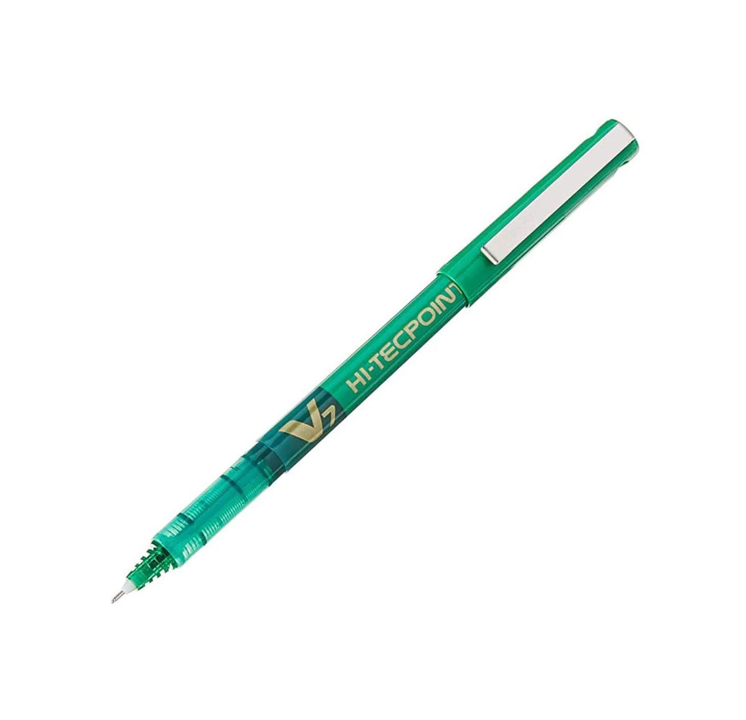Pilot V7 Hi-Tec Point 0.7Mm قلم حبر أخضر