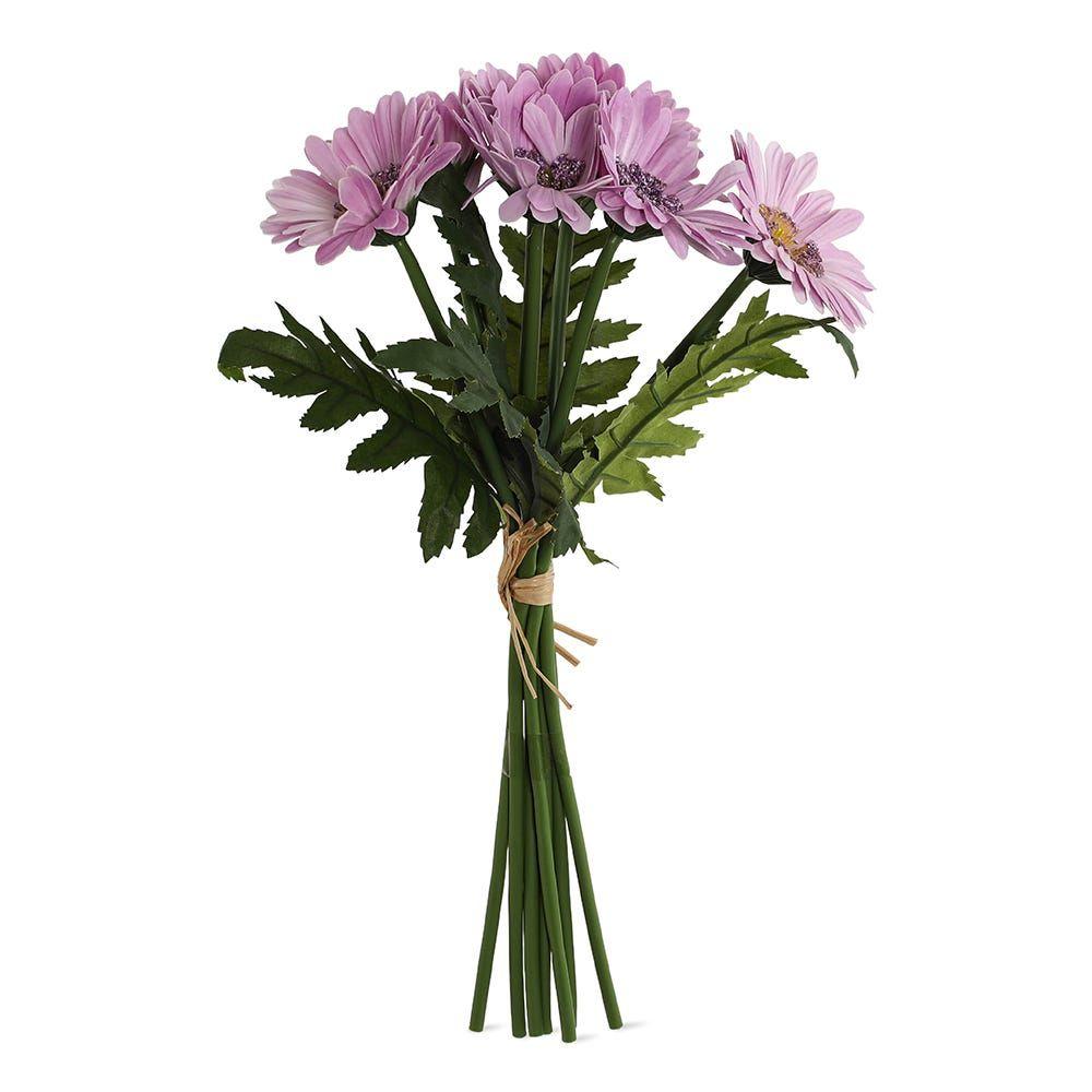 Gerbera Bouquet, Lavender - 34 Cm