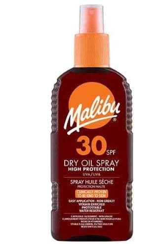 Malibu SPF30 Dry Oil Spray High Protection 200ml