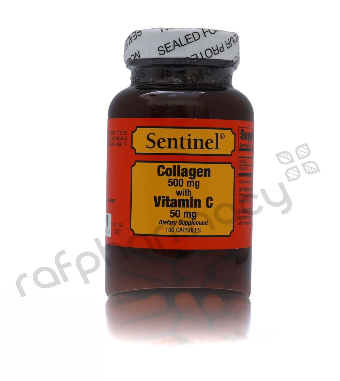 Sentinel Collagen With Vitamin C Capsules 100'S