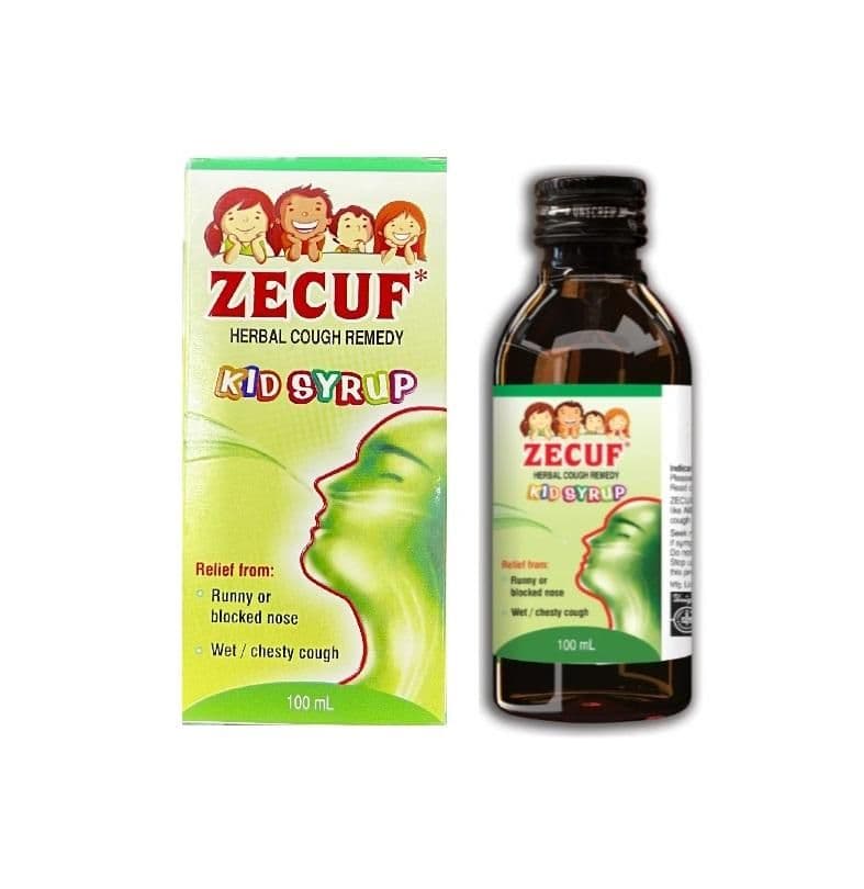 Zecuf Herbal Cough Syrup For Kids 100Ml