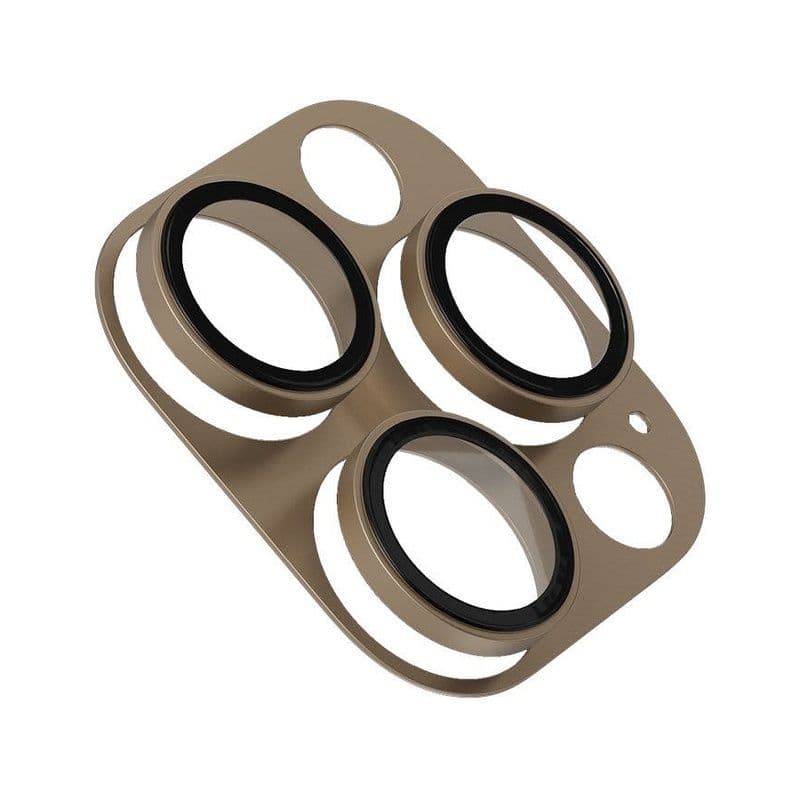Levelo Trio Pro Camera Lens Protector -Iphone 16 Pro/Pro Max- Desert Rose Gold