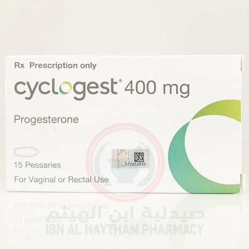 Cyclogest 400Mg Vaginal Suppositories 15'S