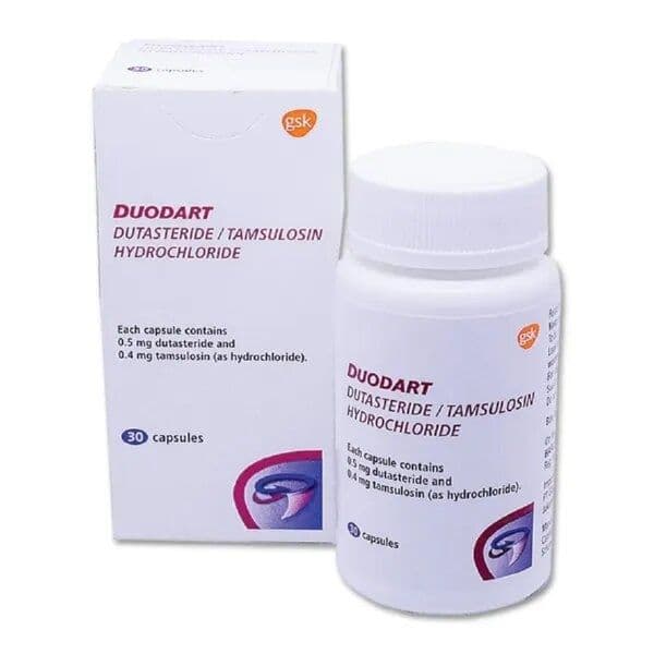Duodart 0.5 Mg/0.4 Mg 30 Hard Capsules