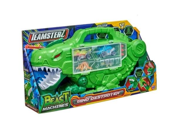 Teamsterz Beast Machines Dino Destroyer With 4 Cars