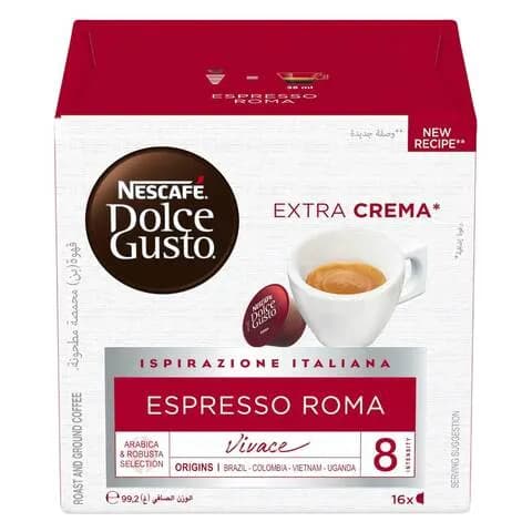 Nescafe Dolce Gusto Coffee Espresso Roma Capsules 99.2G