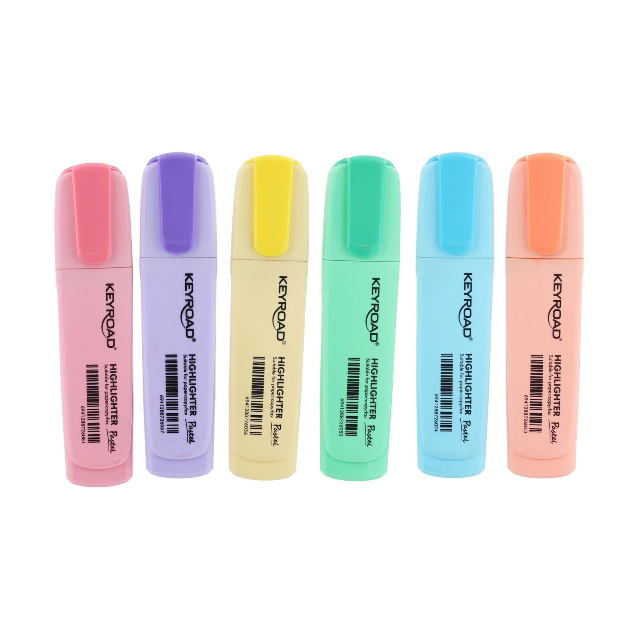 Keyroad Fluo/Pastel Highlighter Set
