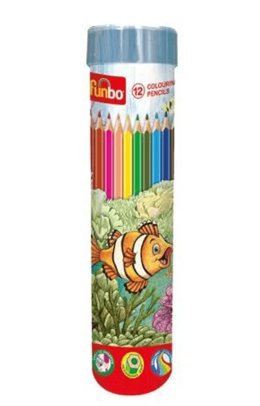 Funbo Coloring Pencil Cylinder Set 12 Colors