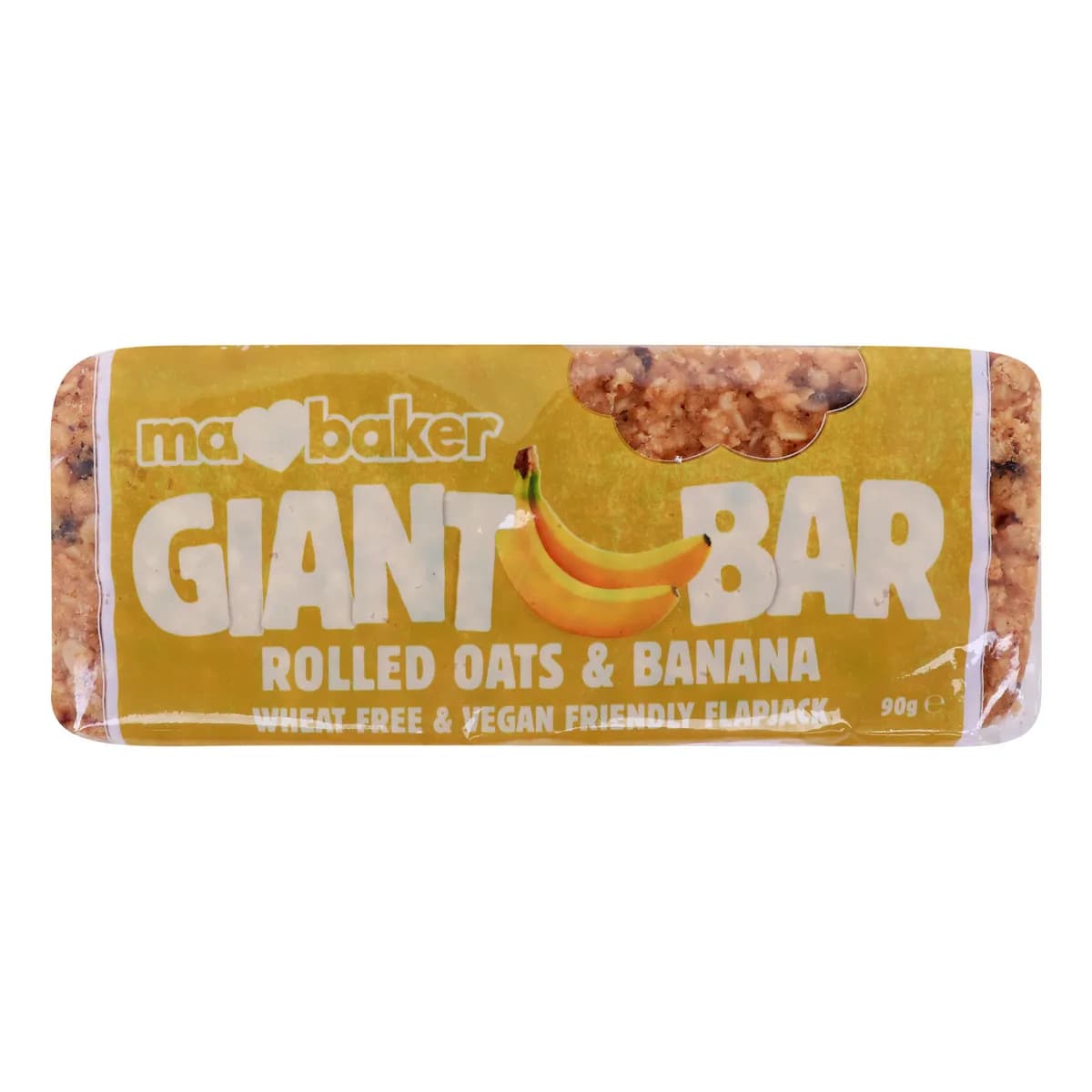 Ma Baker Giant Bar Rolled Oats & Banana, 90 G