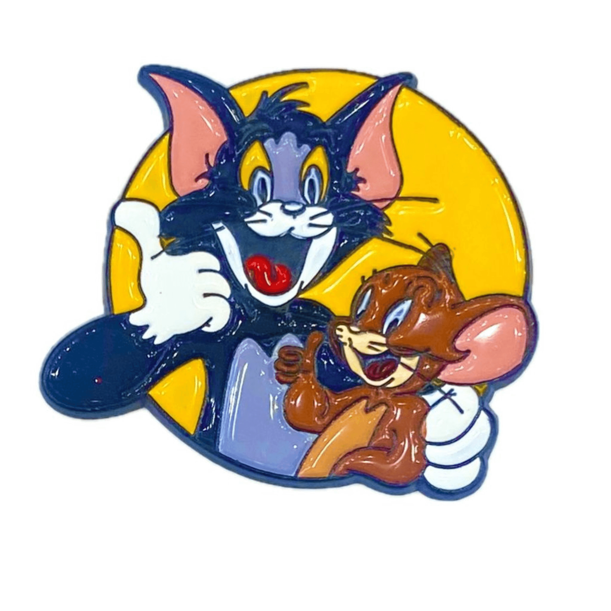 Tom & Jerry Metal Logo Sticker For Mobile Phones & Laptops