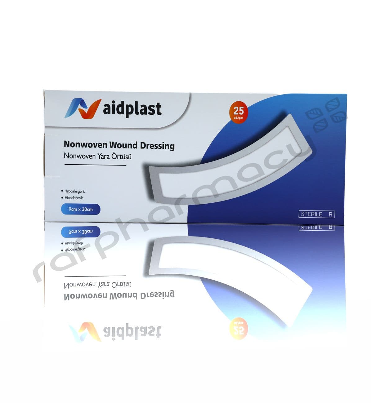 Aidplast Sterile Nonwoven Wound Dressing Plaster (9 x 30 cm, 25's, V630) (#21179)