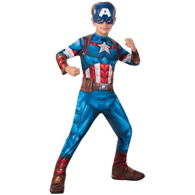 Captain America Classic Kids' Costume (Medium)