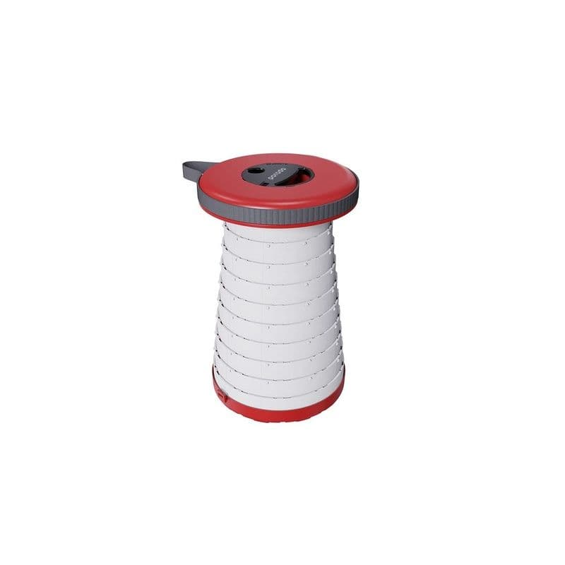 Porodo Lifestyle Portable Outdoor Illuminated Folding Seat Red