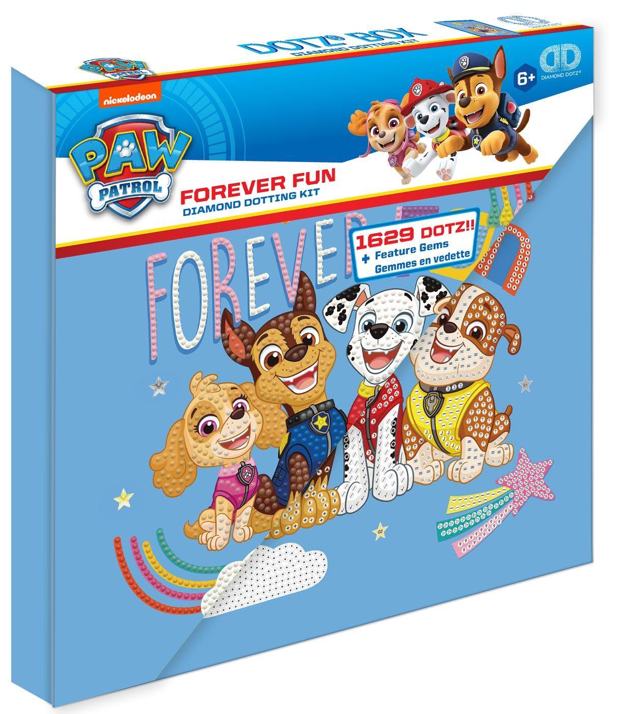 Dotting Diamond Set Forever Fun Paw Patrol 28.00 X 28.00 Cm