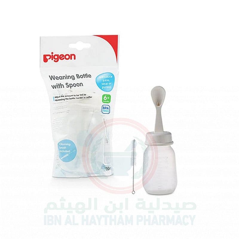 Pigeon Weaning Bottle With Spoon 120Ml