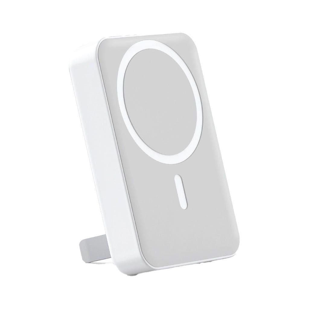 Green Lion 10000Mah Kick Stand Power Bank With Magsafe Charging White