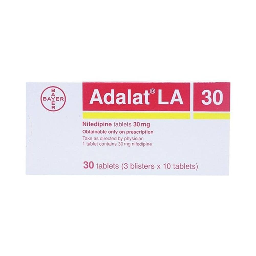 Adalat La 30 Mg 30 Tablets