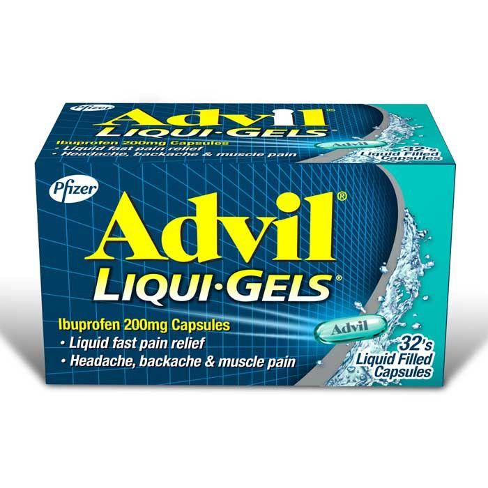 Advil Liqui.Gels 200Mg Capsules, 32 Capsules