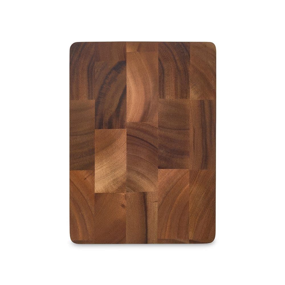 Tom Acacia Wood Cutting Board, Brown & Black - 20Cm