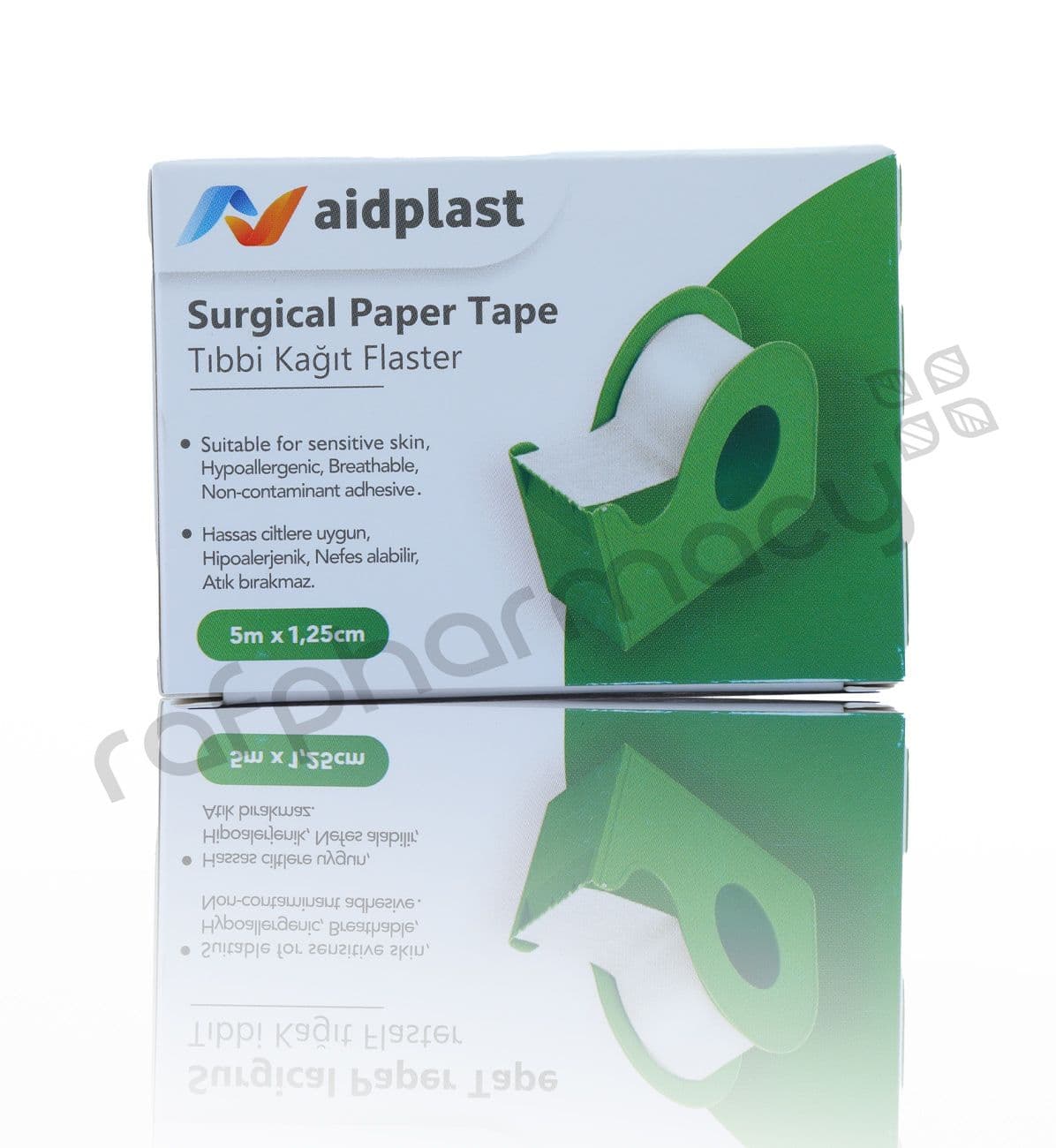 Aidplast Surgical Paper Tape (5m x 1.25cm) (#V501, #20854)