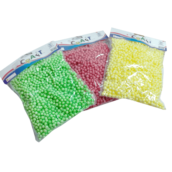 Thermocoal Small Balls Assorted Colour 1 Packet