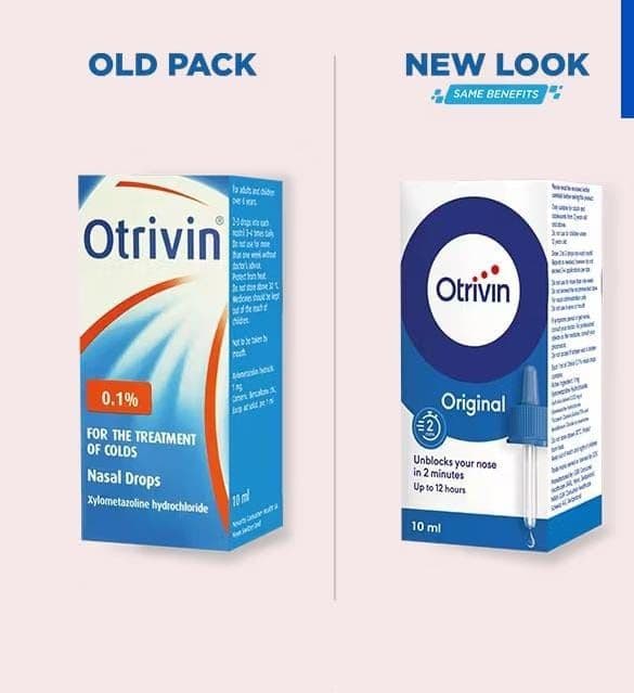 Otrivin 0.1%Nasal Drop Adult