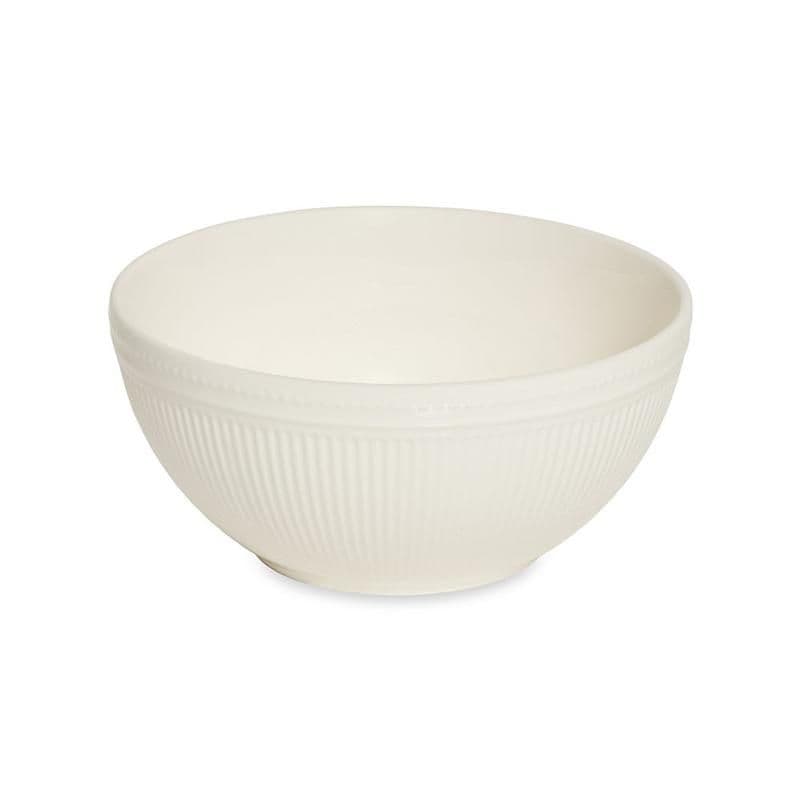 Cambridge Embossed Bowl, White - 15Cm