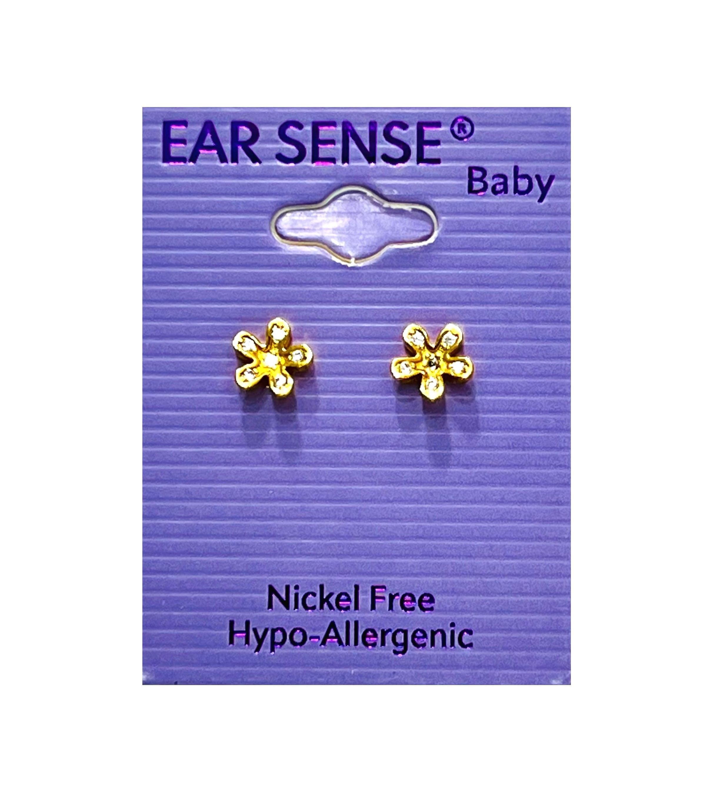 Ear Sense Nickle Free Hypo Allergenic Baby Ear Ring Model 10 Gold