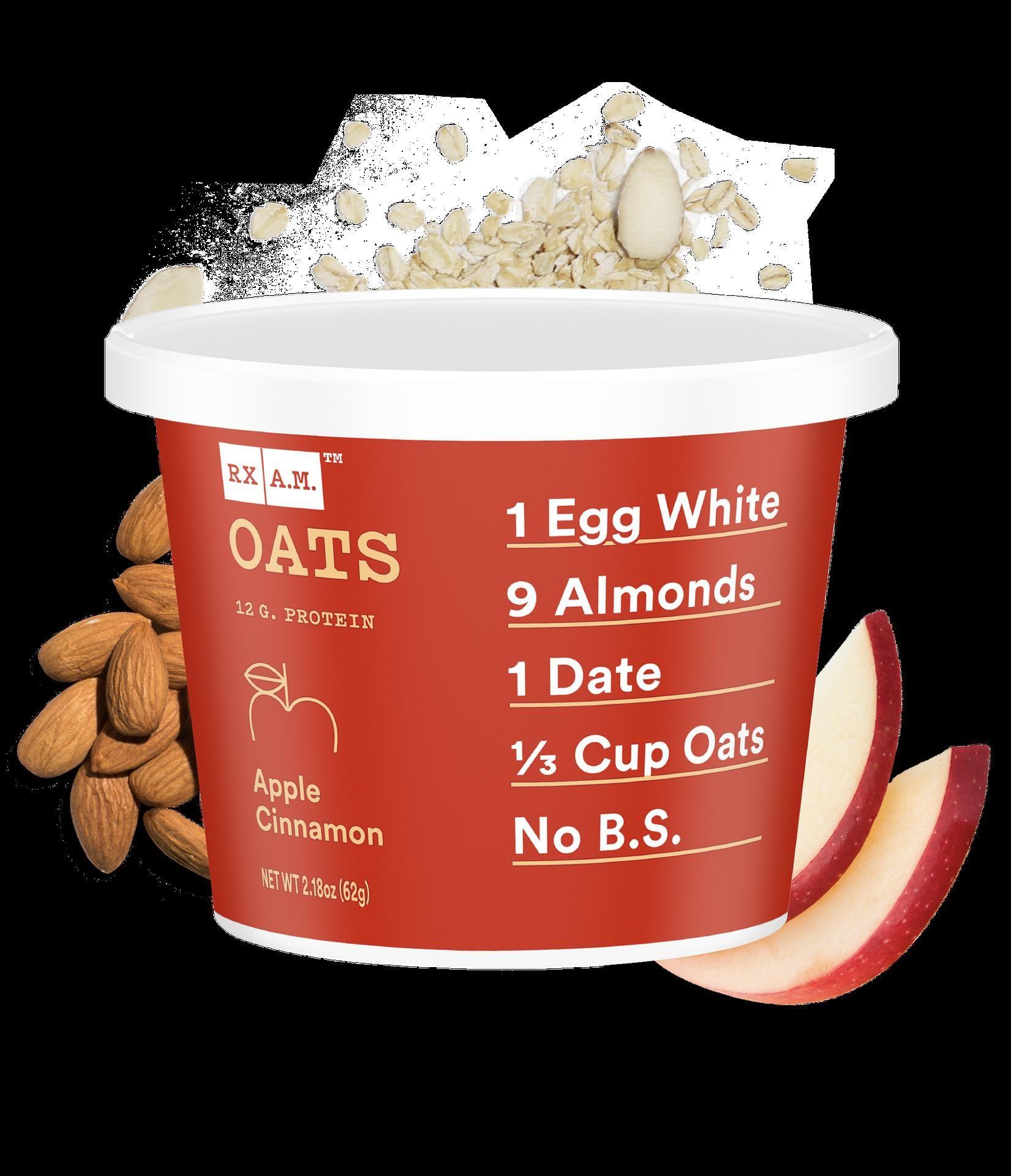 Rx A.M. Oats Cup Apple Cinnamon 62G