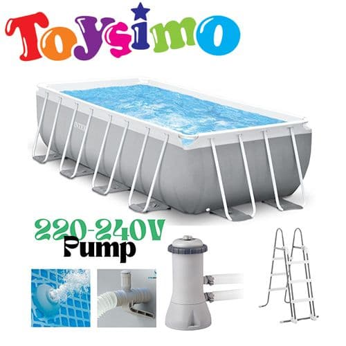 Intex Prism Frame Rectangular Pool Set4.88M X 2.44M X 107Cm