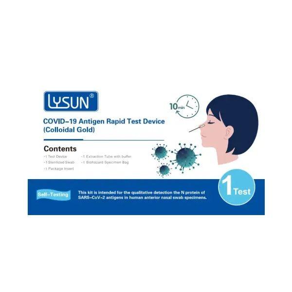 Lysun Covid-19 Antigen Rapid Test Kit 1'S