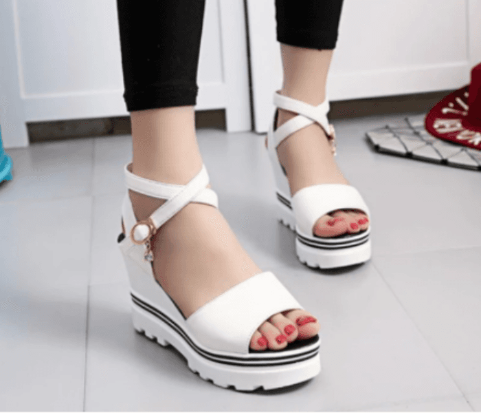 New Summer High Heels Wedges EU36 for Women – White