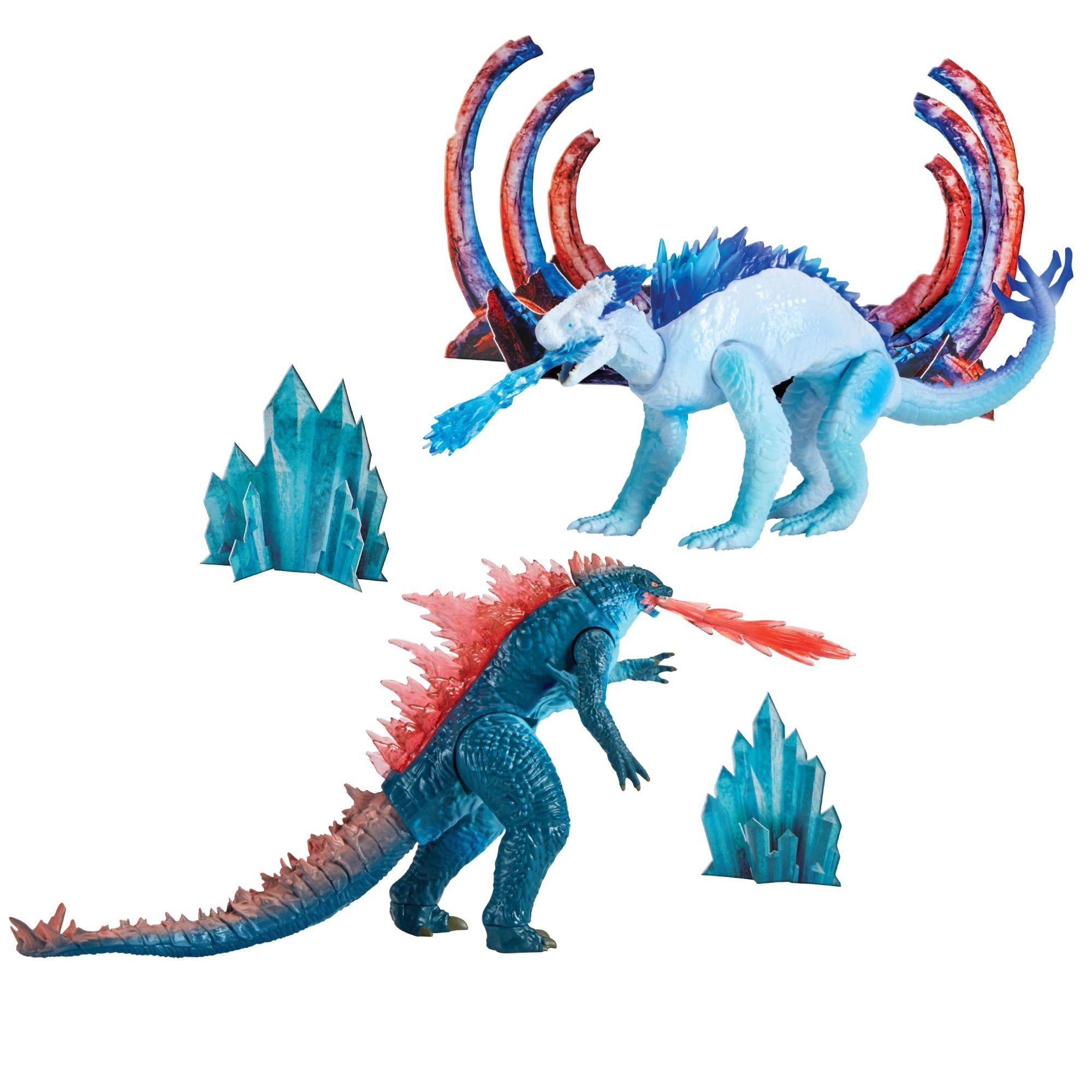 Playmates Toys Monsterverse Godzilla X Kong: The New Empire Godzilla Vs Shimo Set With 4 Pieces (15.24 Cm)