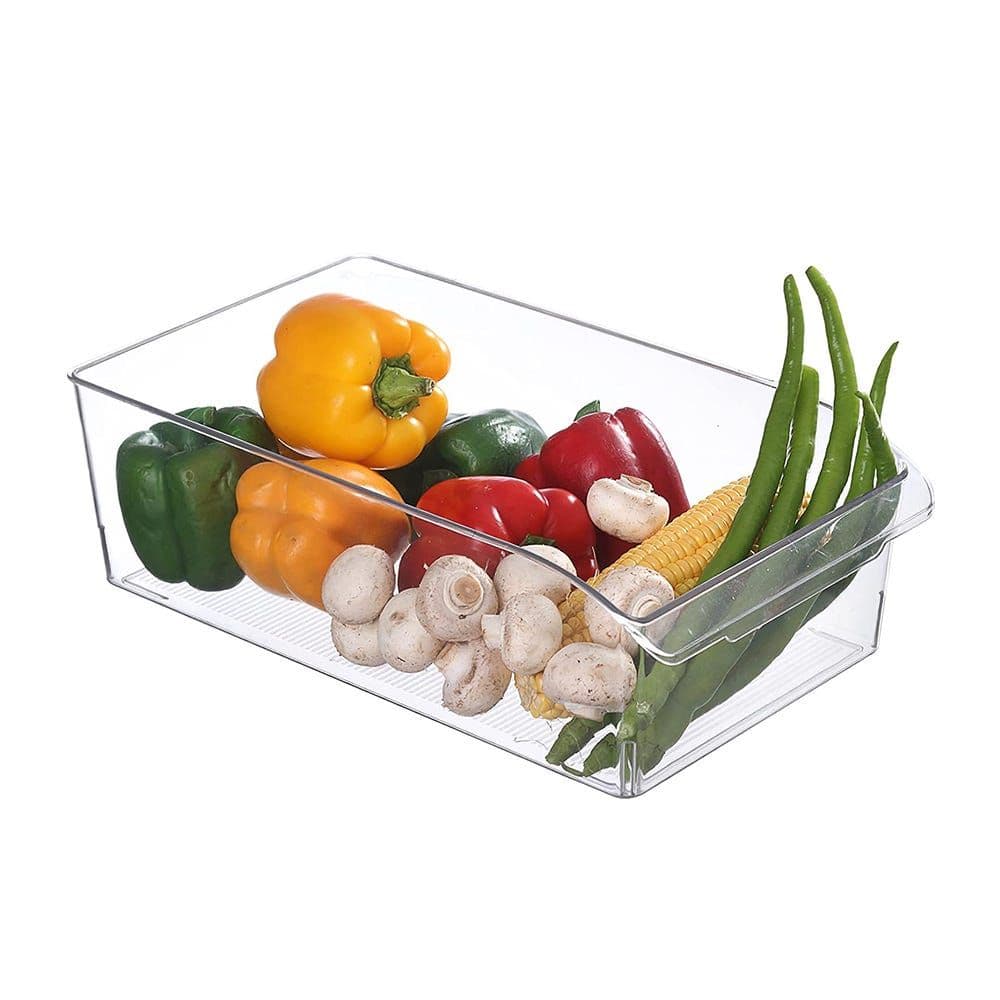 Harmony Acrylic Fridge Storage Bin, Clear - 37X21X11 Cm