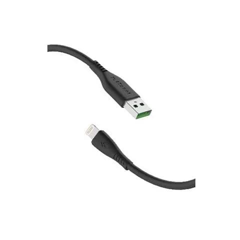 Platinum Flex Lightning Cable 1 Meter Black