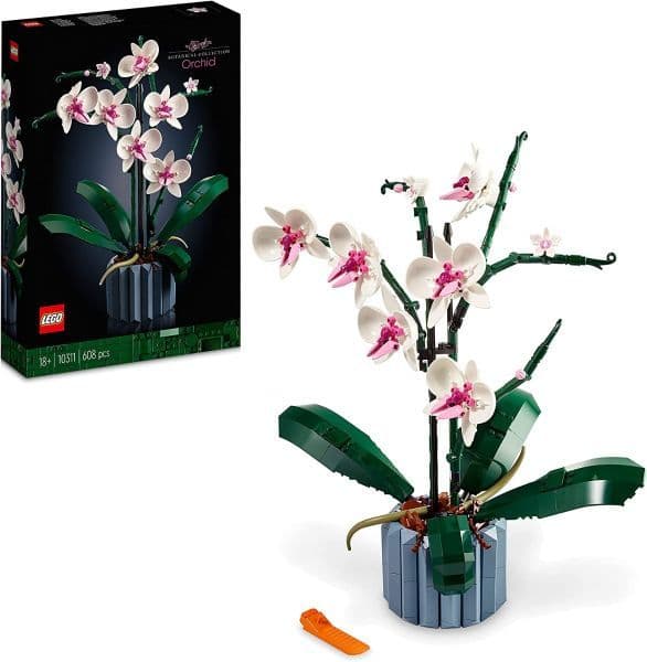 Lego Icons Orchid Artificial Plant Building Set 10311 With 608Pcs