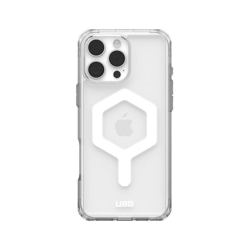 Uag Plyo Magsafe Iphone 16 Pro Max Ice/White,Armor Shell And Impact-Resistant Soft Core,8 Ft/5.4 Me