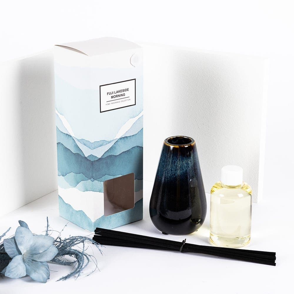 Seaside Fuji Lakeside Morning Reed Diffuser, Blue - 150 Ml