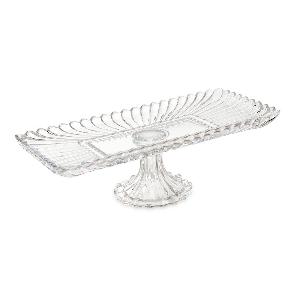 Rink Rectangular Fruit Plate, Clear