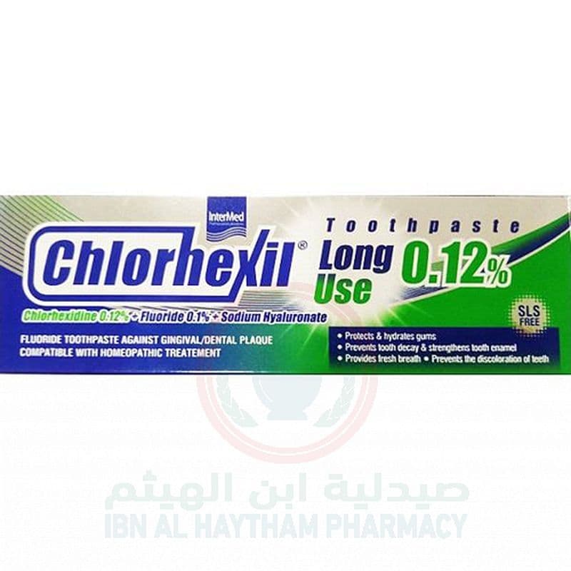 Chlorhexil 0.12% Long Use Toothpaste 100Ml-Blueberry