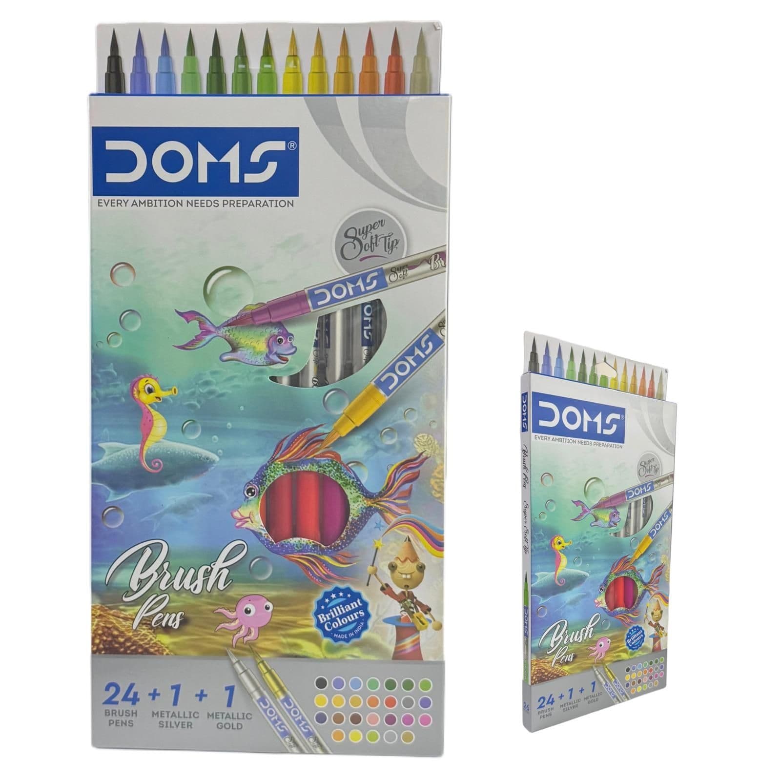 Doms Brush Pens Set (26 Colors)
