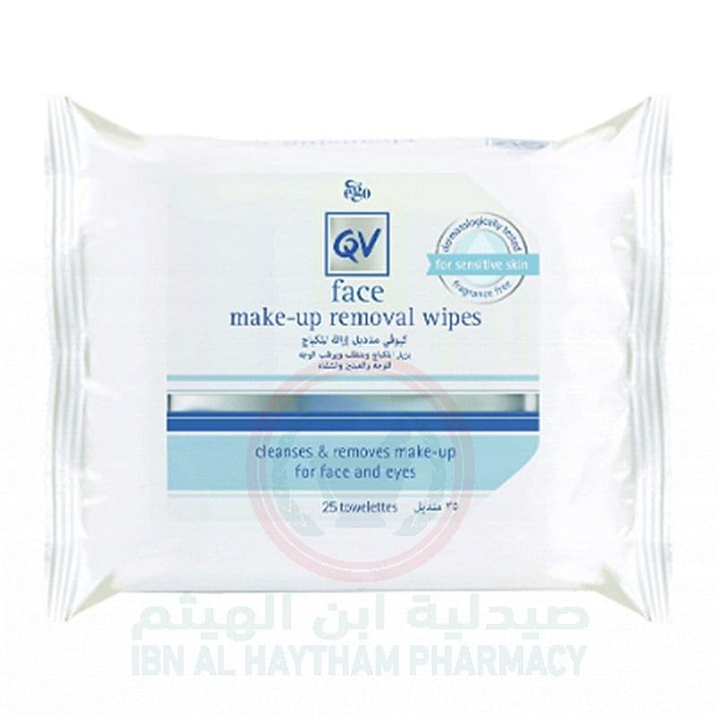 Qv Face Makeup Removal Wipes 25'S