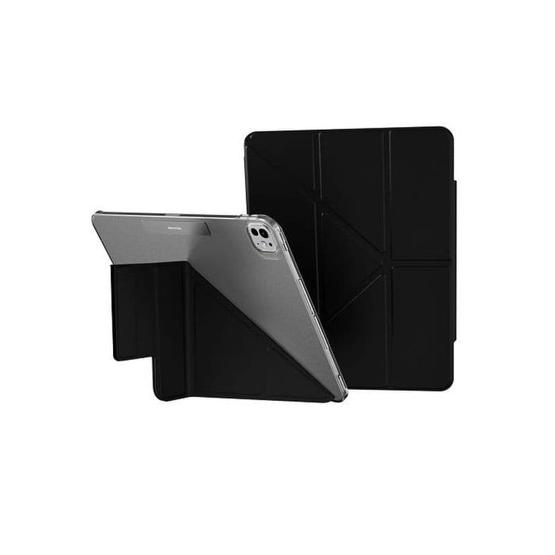 Mageasy Facet Folding Folio Case For Ipad Pro 13"M4, Stain-Resistant - Black