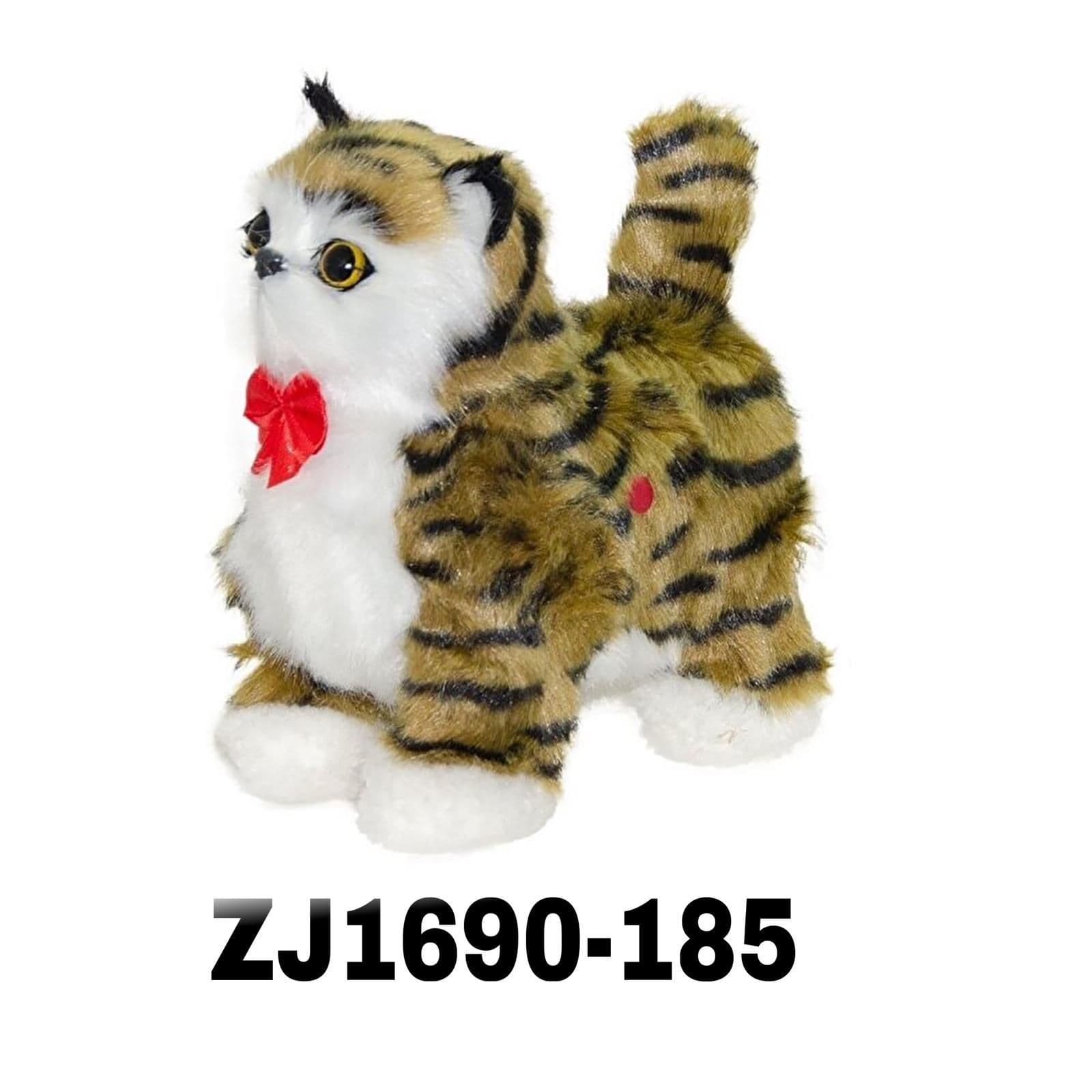 Cat Toy With Simulation And Sound (Light Brown & Black Colour) Zj1690 - 185