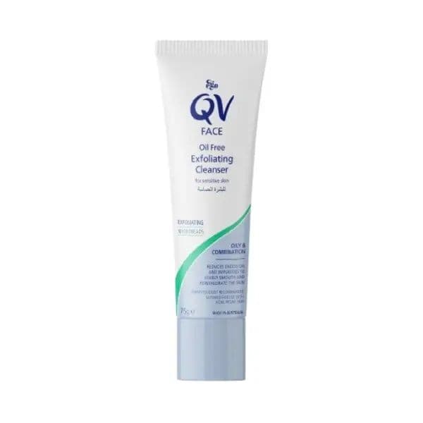 Qv Face Oily Skin Exfoliating Polish Cleanser 75Gm