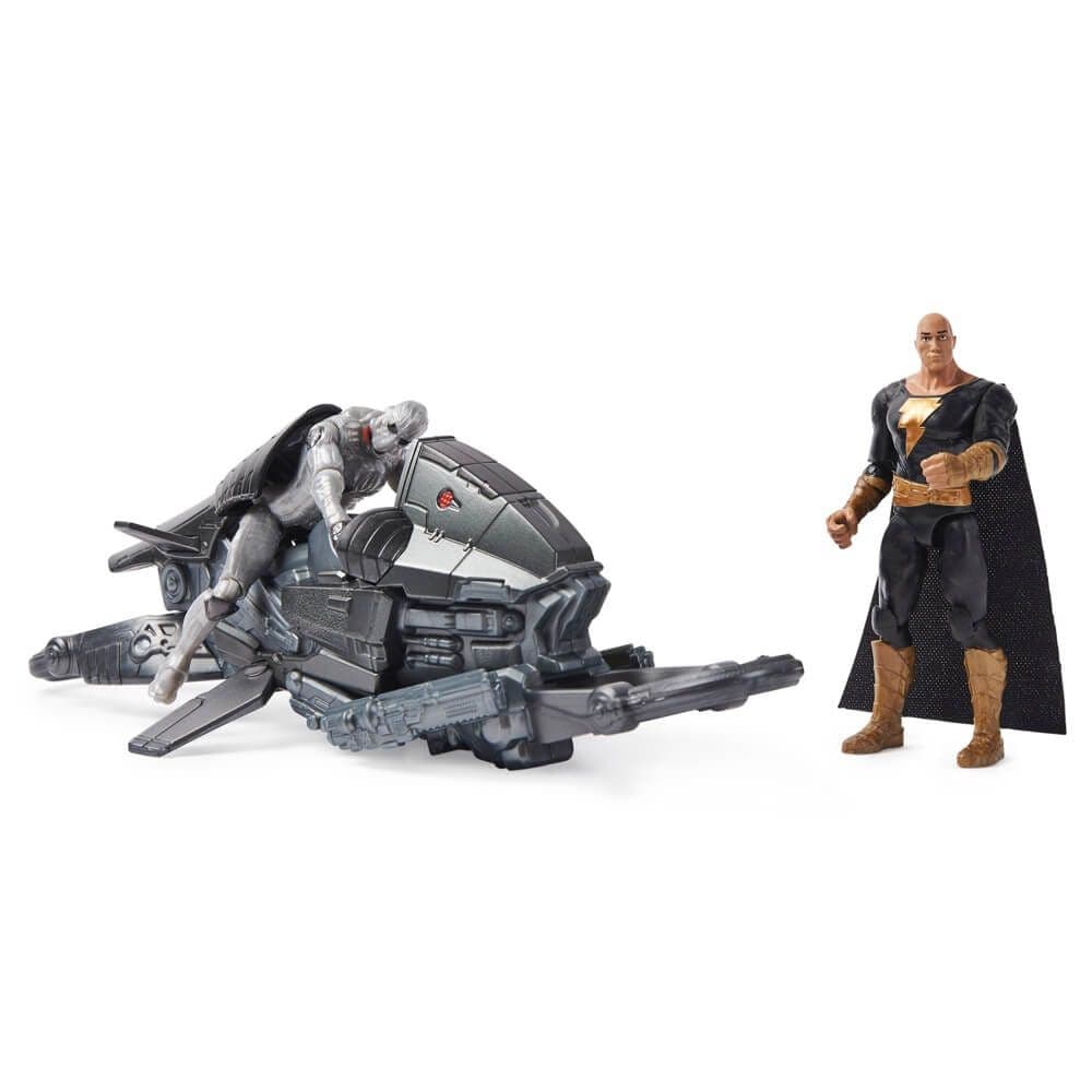 DC Black Adam Vs. Intergang Mercenary Figure & Vehicle Set
