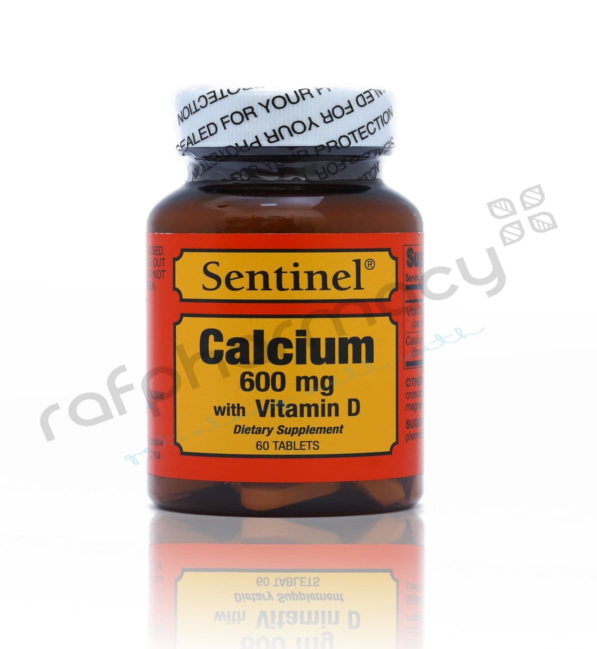 Sentinel Calcium 600Mg With Vitamin D 125Iu Tab 60'S