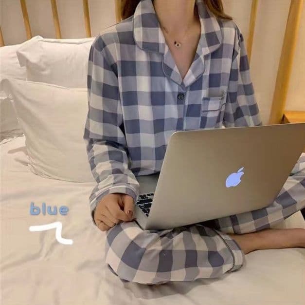 Sleepwear Women Pajamas Sets Long Sleeve Home Wear Suit For Women Two Piece Set 2513
