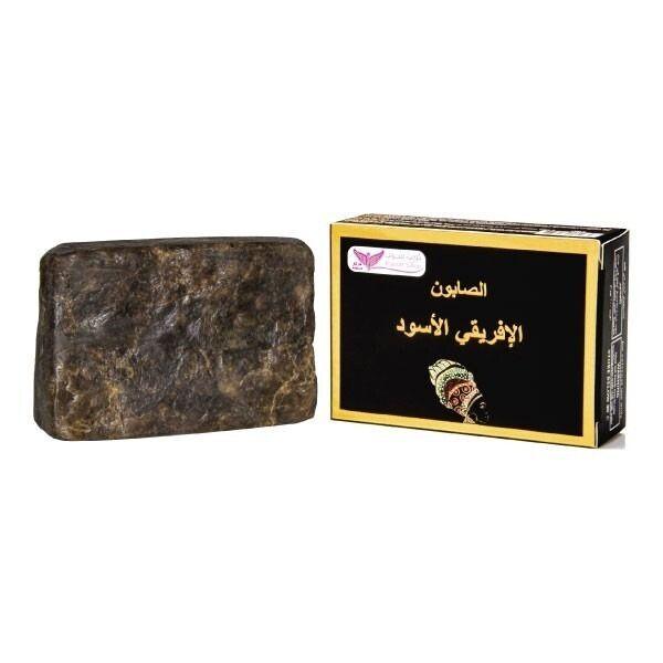 Kuwait Shop African Black Soap Cleans Deeply Remove Impurities 100Gm